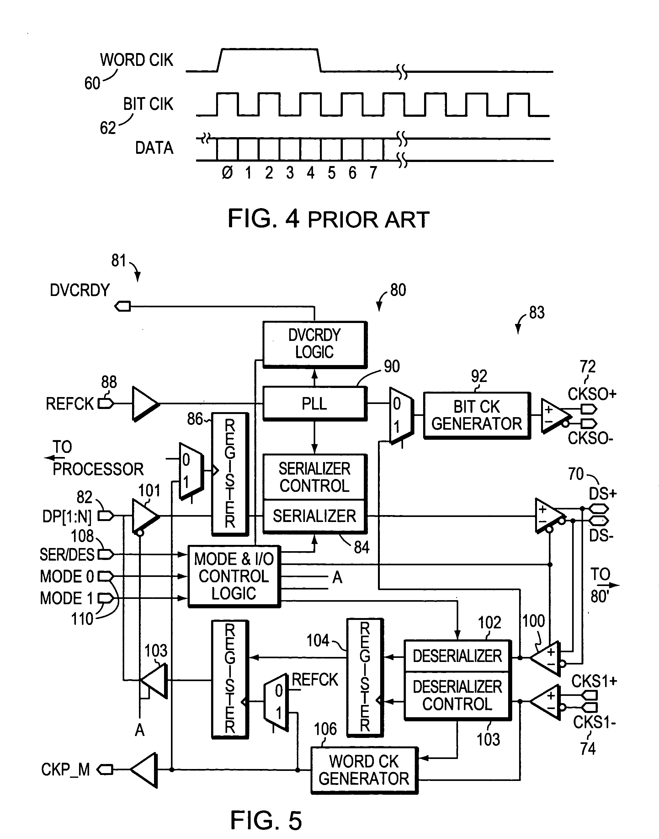 Bit clock with embedded word clock boundary