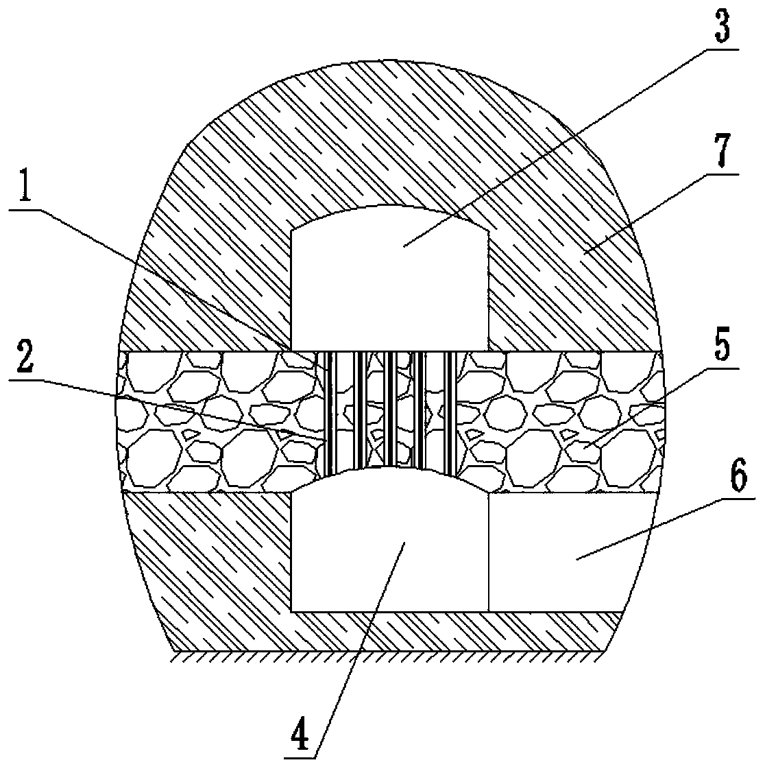 An open-pit mining method for mining inclined ore seams in medium-thick ore bodies