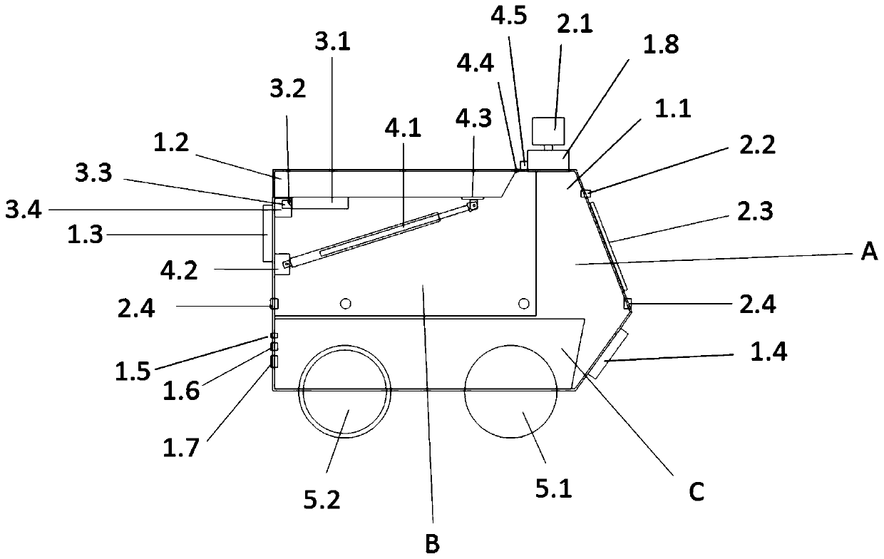 Intelligent serving trolley