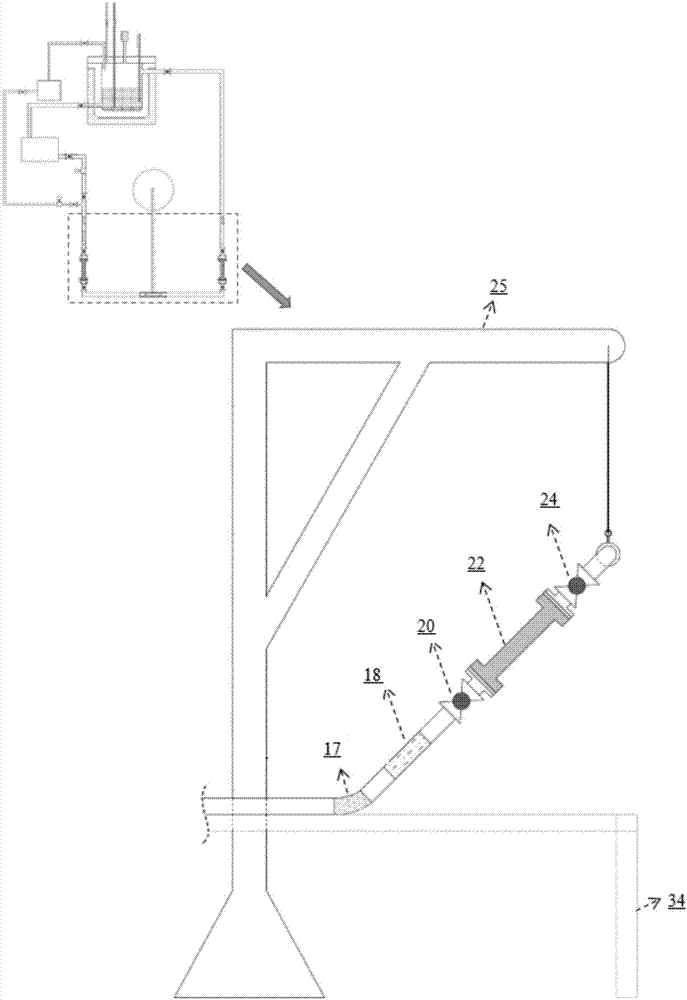 In-situ load corrosion simulation loop system of high-temperature and high-pressure gas-liquid two-phase H2S/CO2 environment