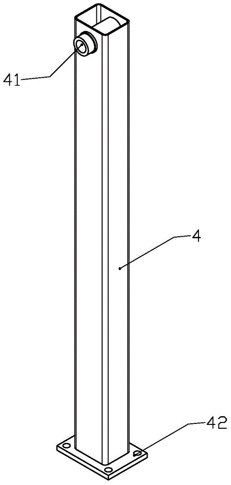 Solar single-axis tracking system and coupling structure thereof