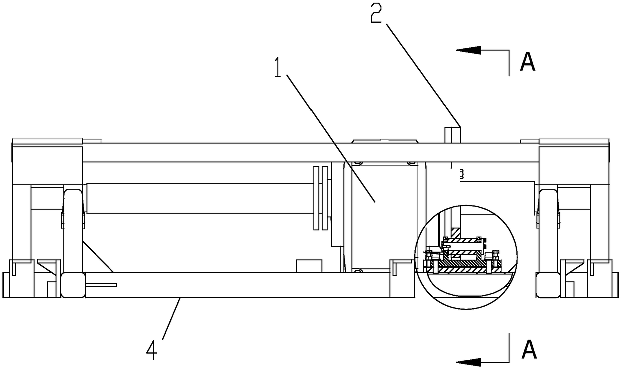 Fixing mechanism of deceleration motor