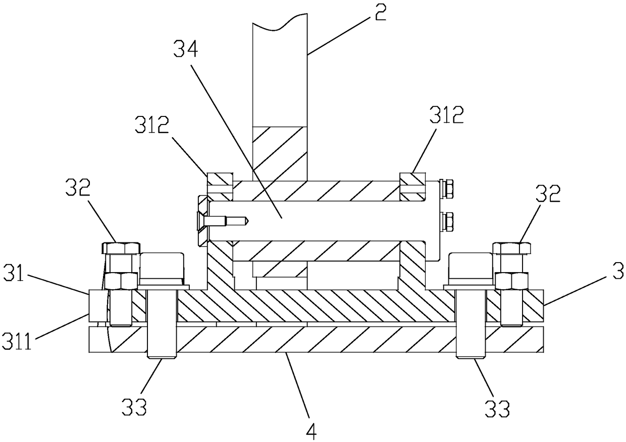 Fixing mechanism of deceleration motor