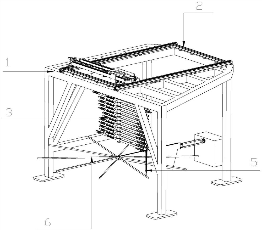 Air floating type full-angle multi-layer zero-gravity unloading system