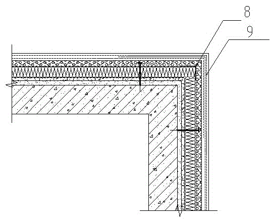 Construction method for outer wall outer thermal insulation rock wool boards