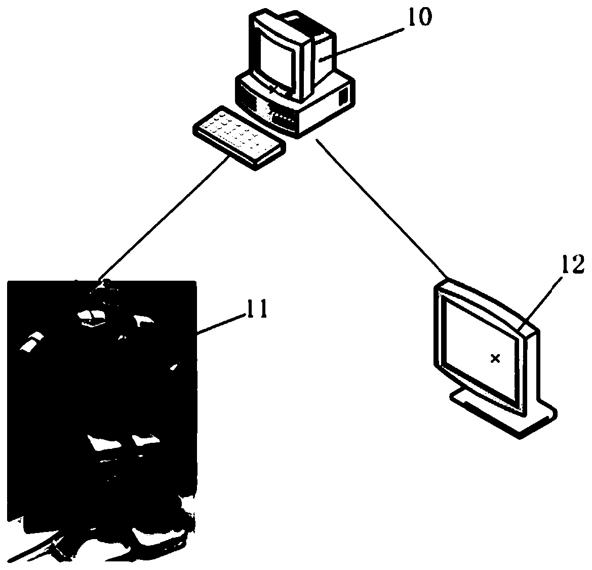 Robot vision test method and device, storage medium and terminal device