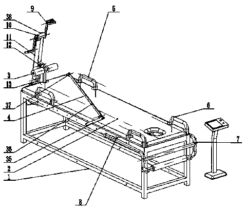 Flat multifunctional fitness detection and evaluation instrument