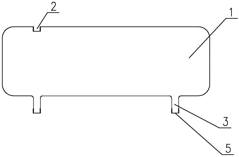 Thin-wall square box hollow floor mandrel and anti-floating method thereof