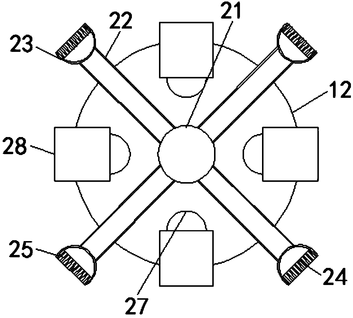 Gardening lamp used in botanical garden conveniently