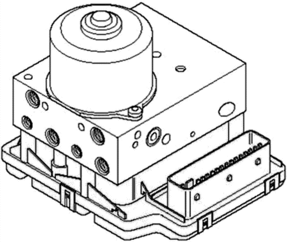 P-gear automatic parking control method based on EPB-ESP (electronic parking brake-electronic stability program) linkage