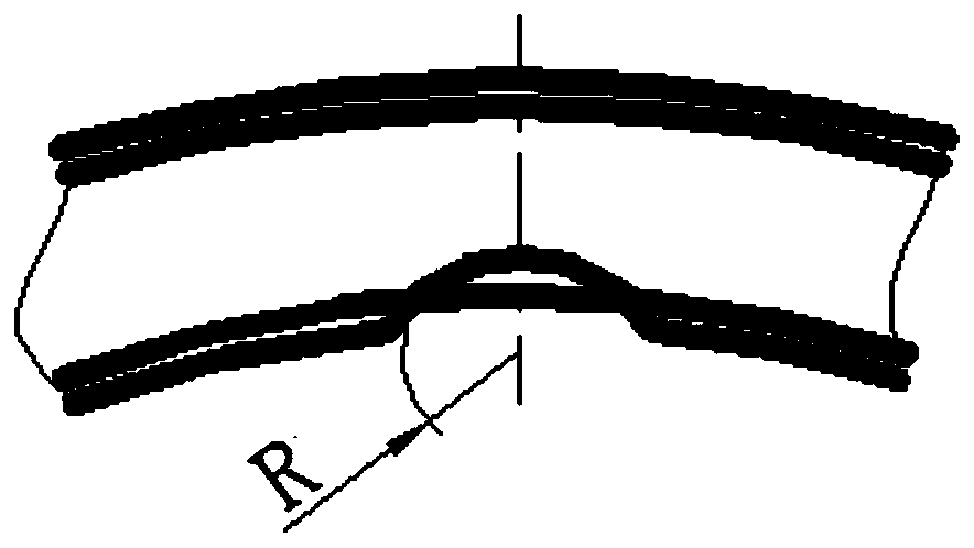 Machining method for ball-head cylindrical ball-containing notch outer ring of double-column angular contact ball bearing