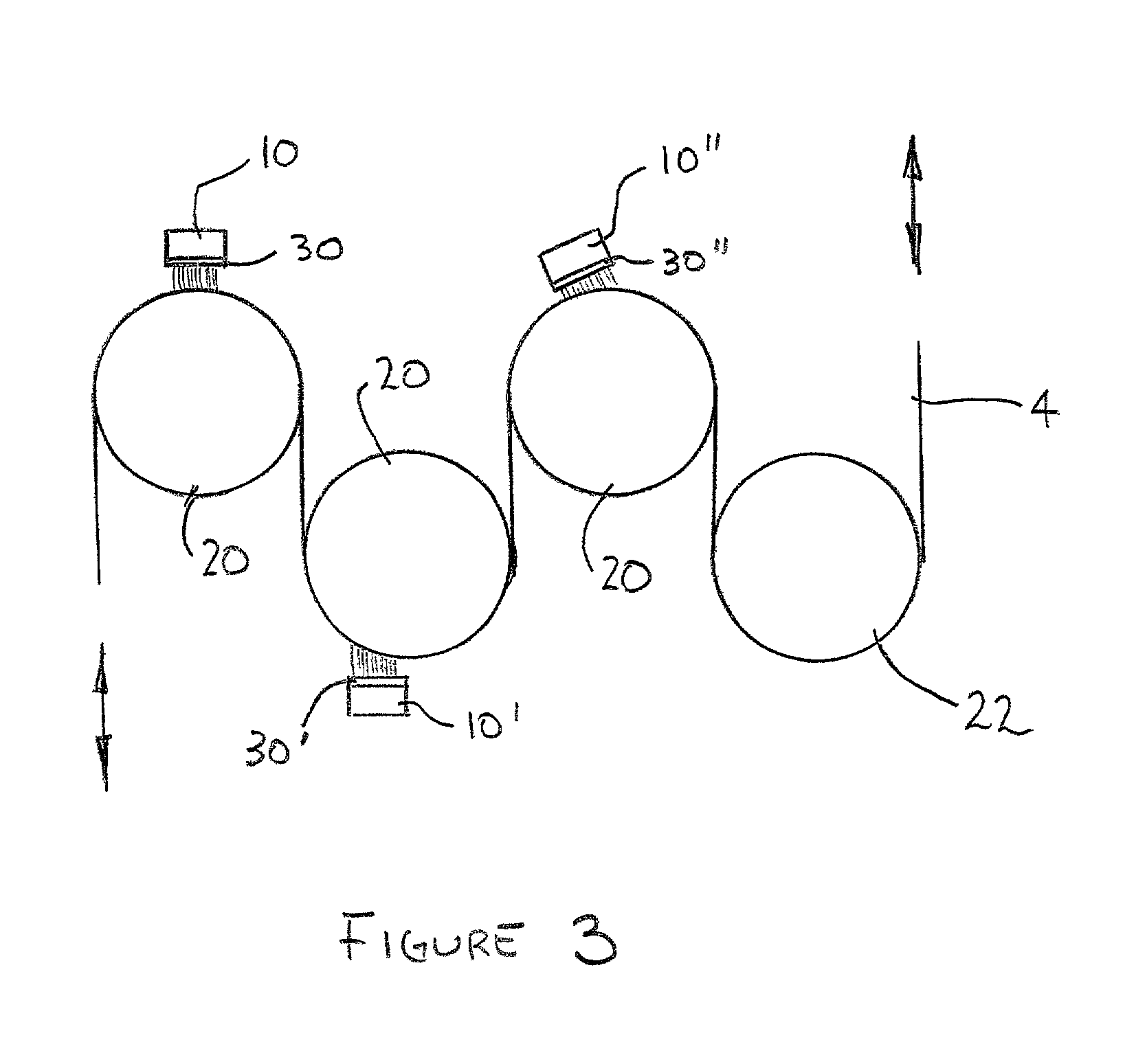 Method for hydroenhancing fabrics using a shaped orifice