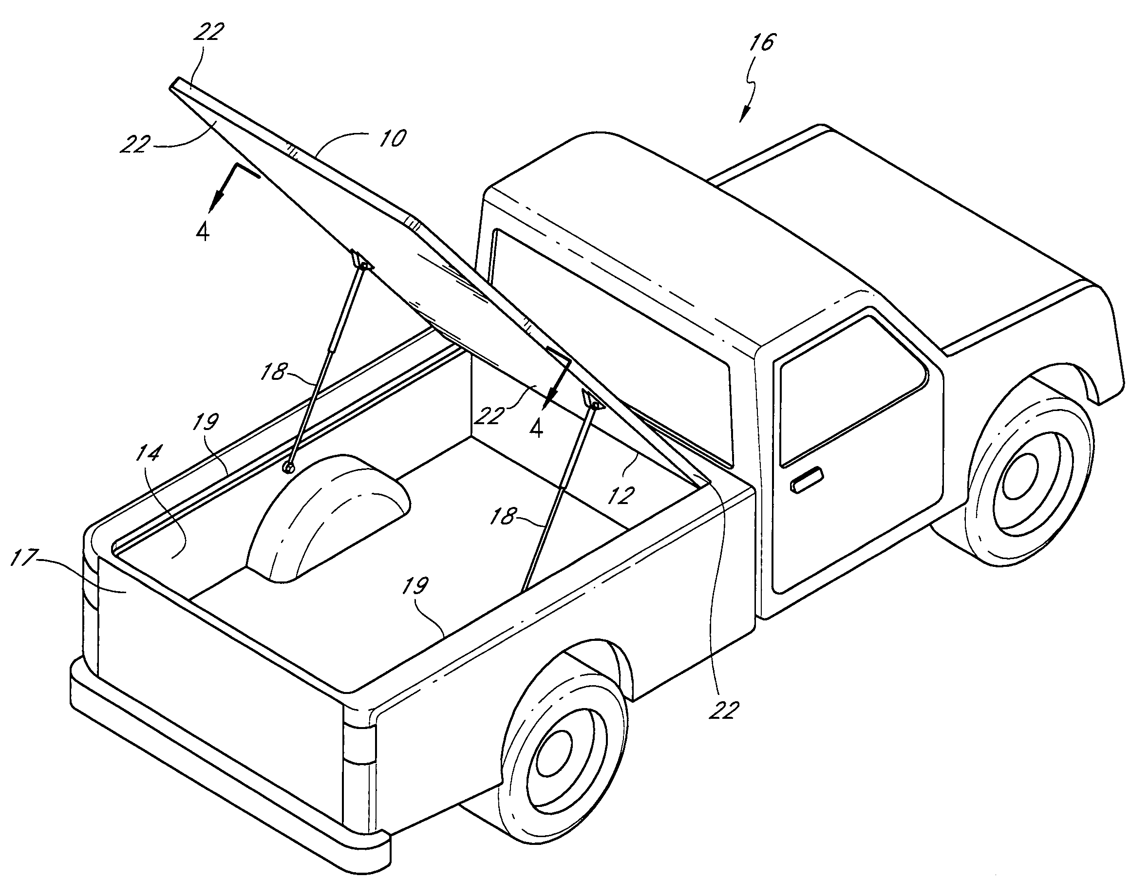 Reinforced tonneau cover