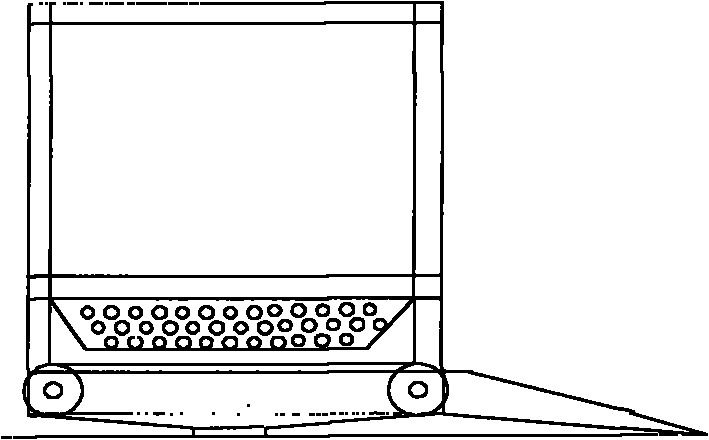 Treating method and device for urban domestic rubbish