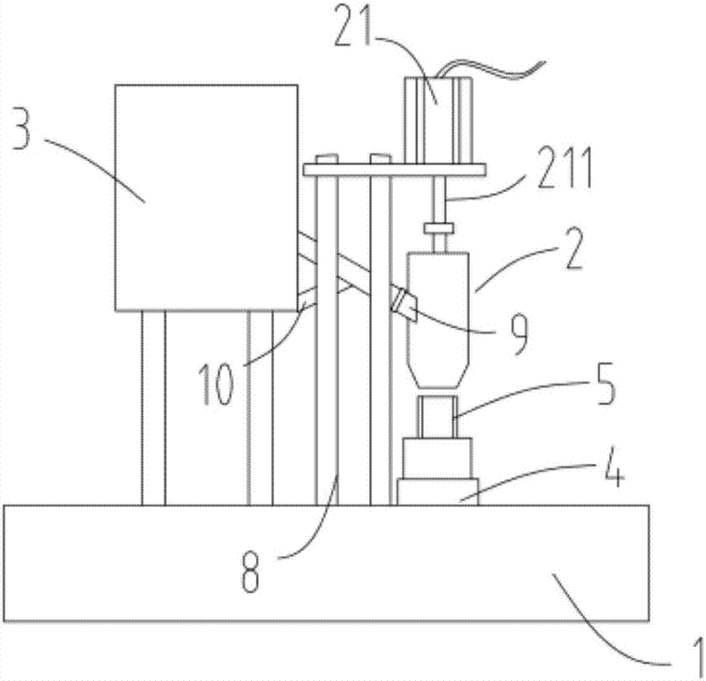 A battery glue injection equipment for convenient maintenance