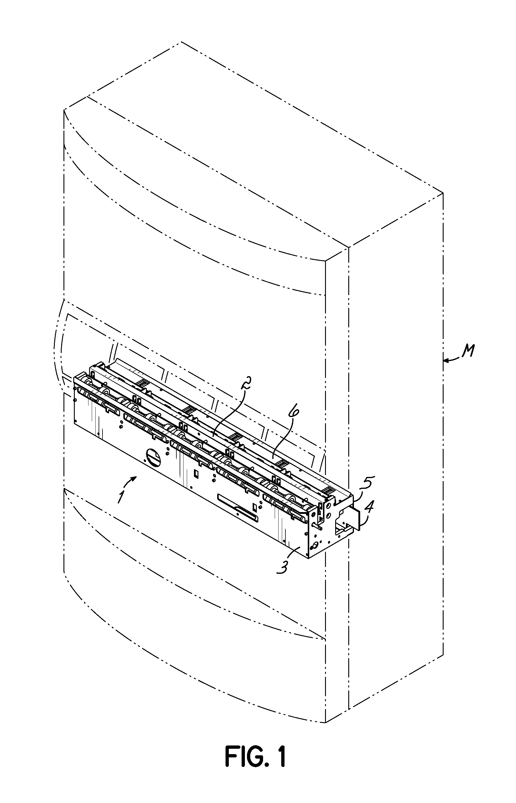 Multi-channel perforated ticket separation mechanism