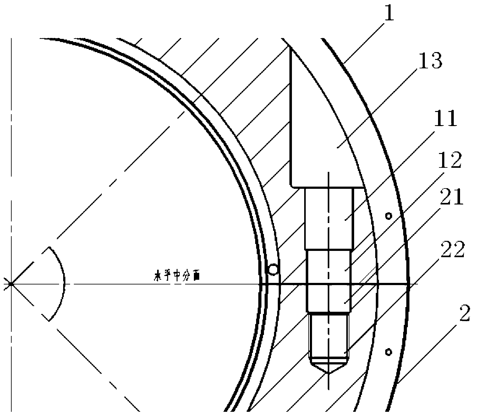 Threaded hole processing method with positioning function