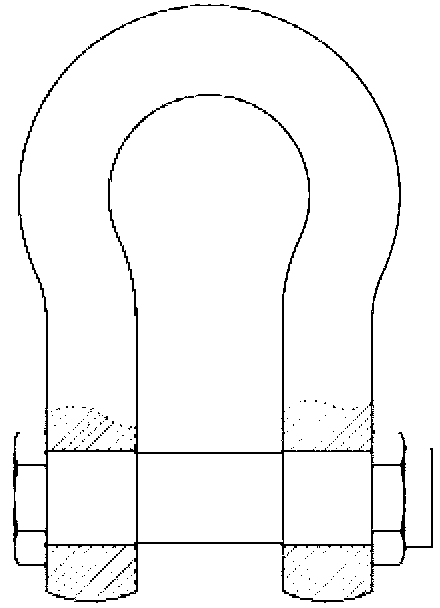 High-power offshore platform bollard testing device