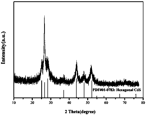 Application of cadmium sulfide two-dimensional nano-sheet in hydrogen and oxygen production by acoustic wave assisted photolysis of water