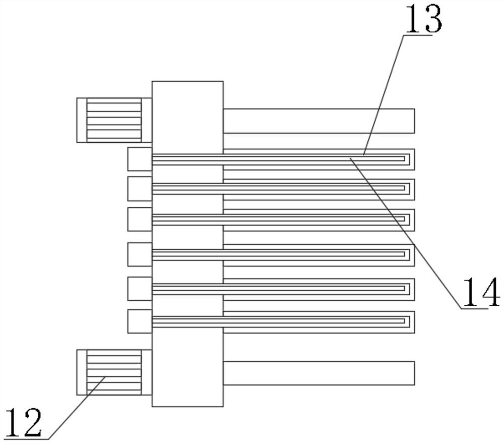 Intelligent fiber stretching mechanism for composite ES short fiber production