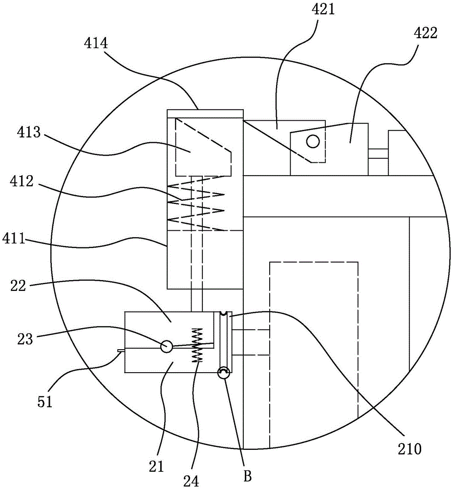 Workpiece clamping device of filament winder