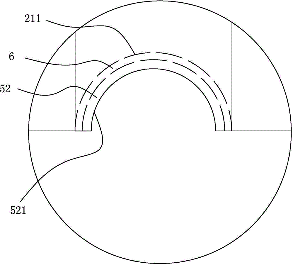 Workpiece clamping device of filament winder