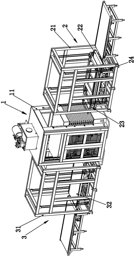 Full-automatic hot-pressing gluing equipment