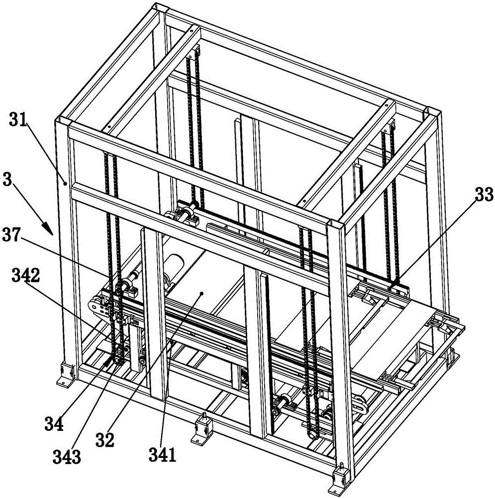 Full-automatic hot-pressing gluing equipment