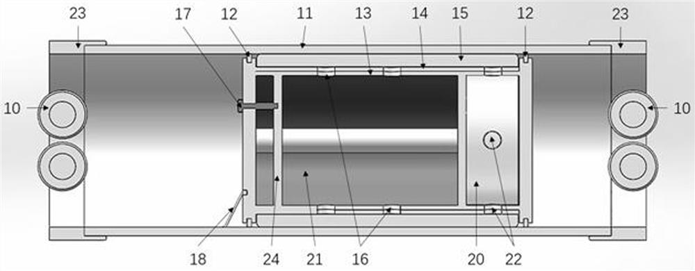 Pulse-assisted electrochemical deposition metal pipe inner wall coating device and preparation method