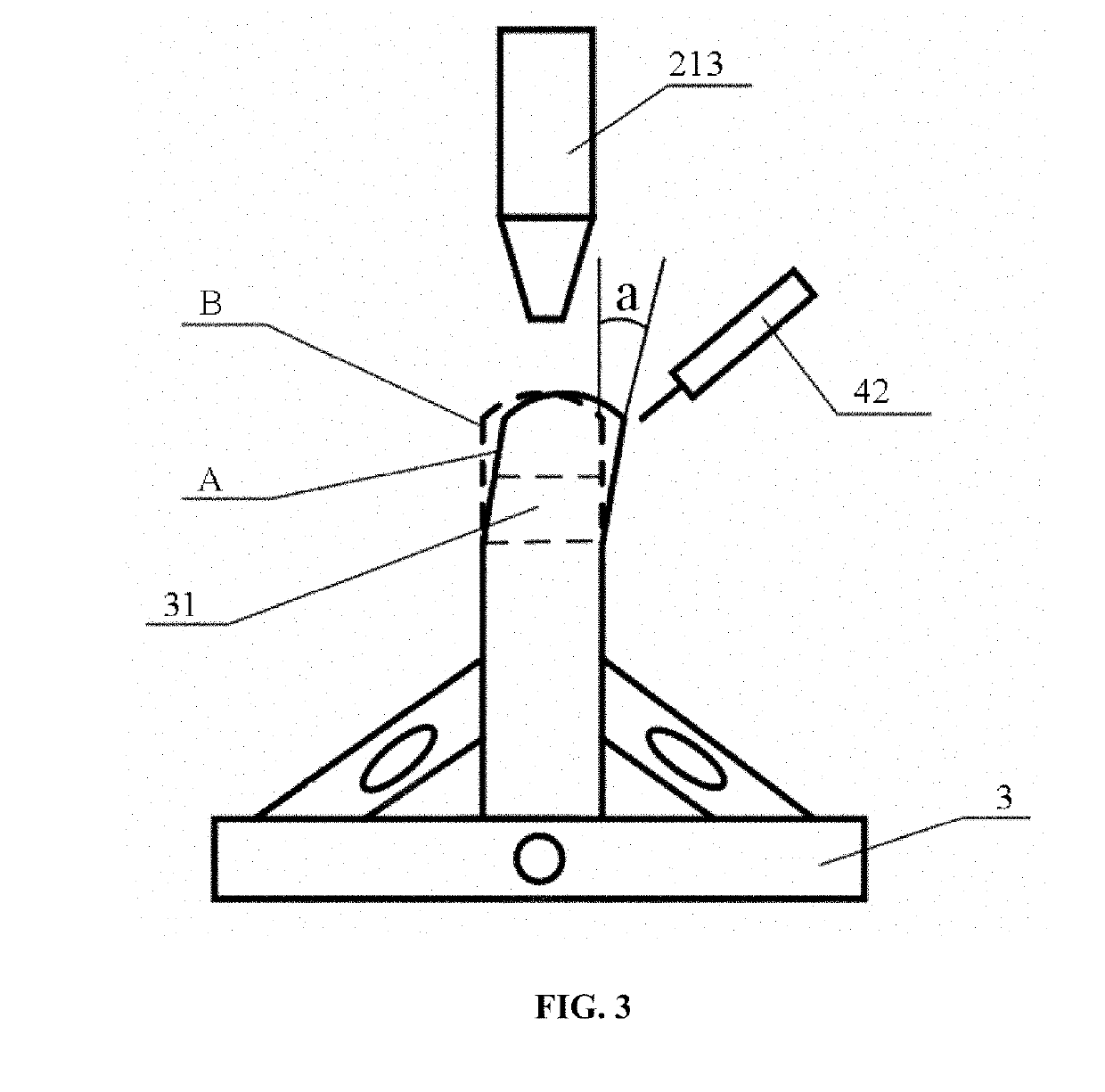 Method for rapidly forming a part using combination of arc deposition and laser shock forging and device implementing same