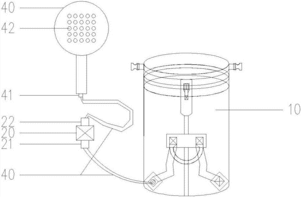 Portable water bag and outdoor bath system with application of water bag