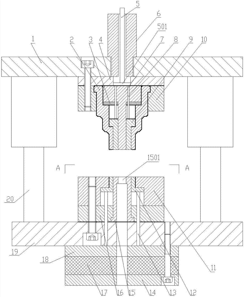 Gasket protection ring composite forming mold