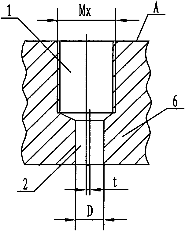 Method for repairing cylinder screw holes and special scraper and screw tap for implementing method