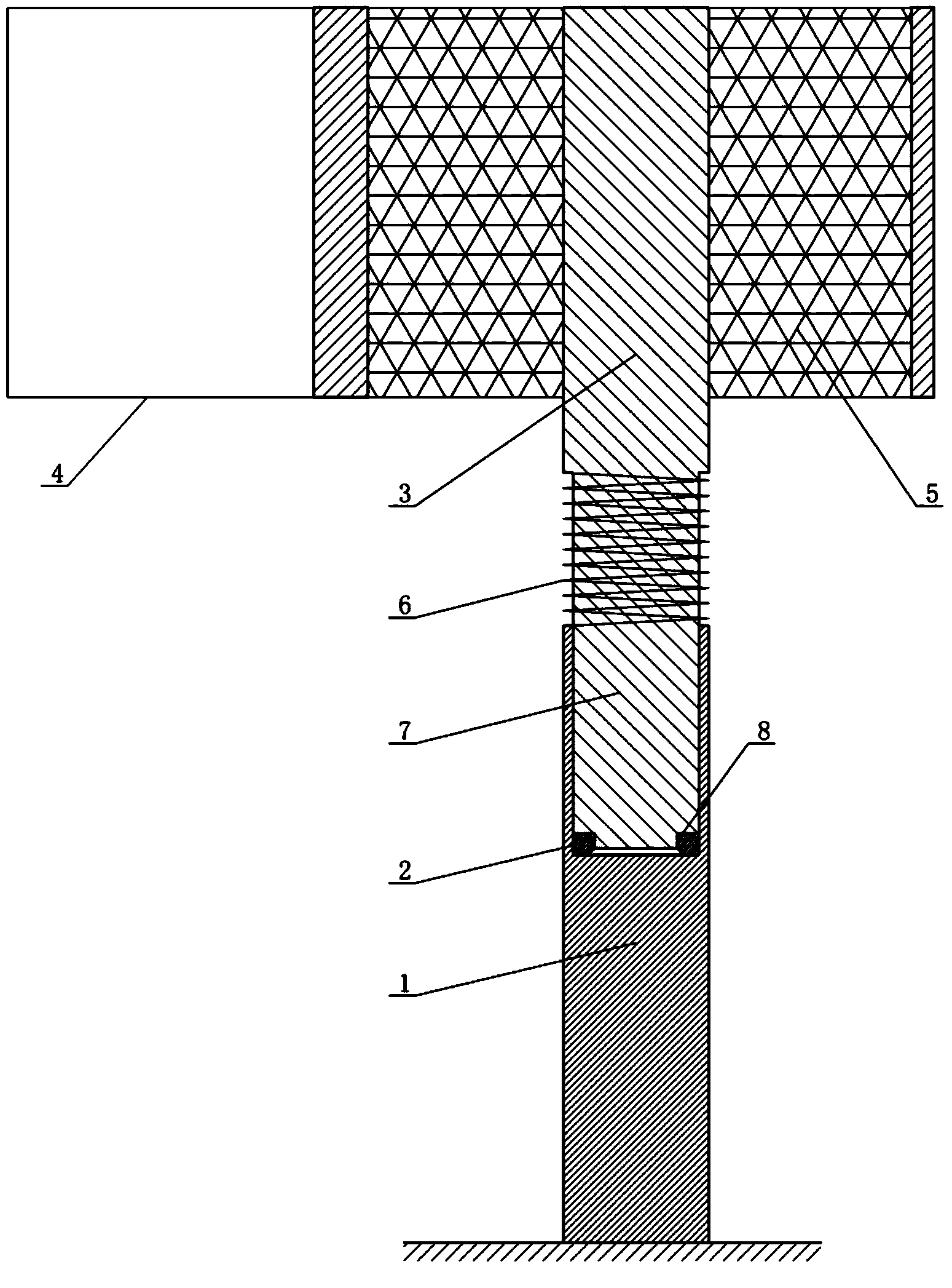 Automatic torque return wind load avoiding mechanism