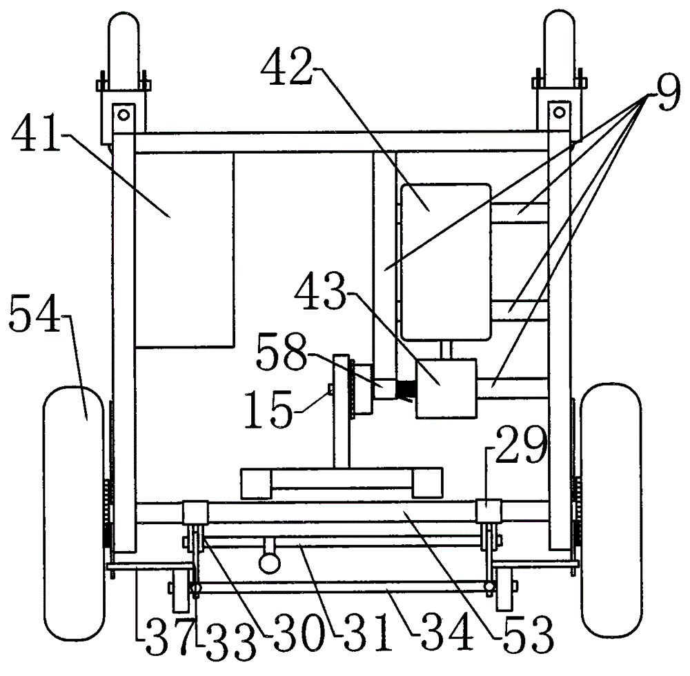 Energy-saving A type auxiliary electric stair-climbing wheel chair