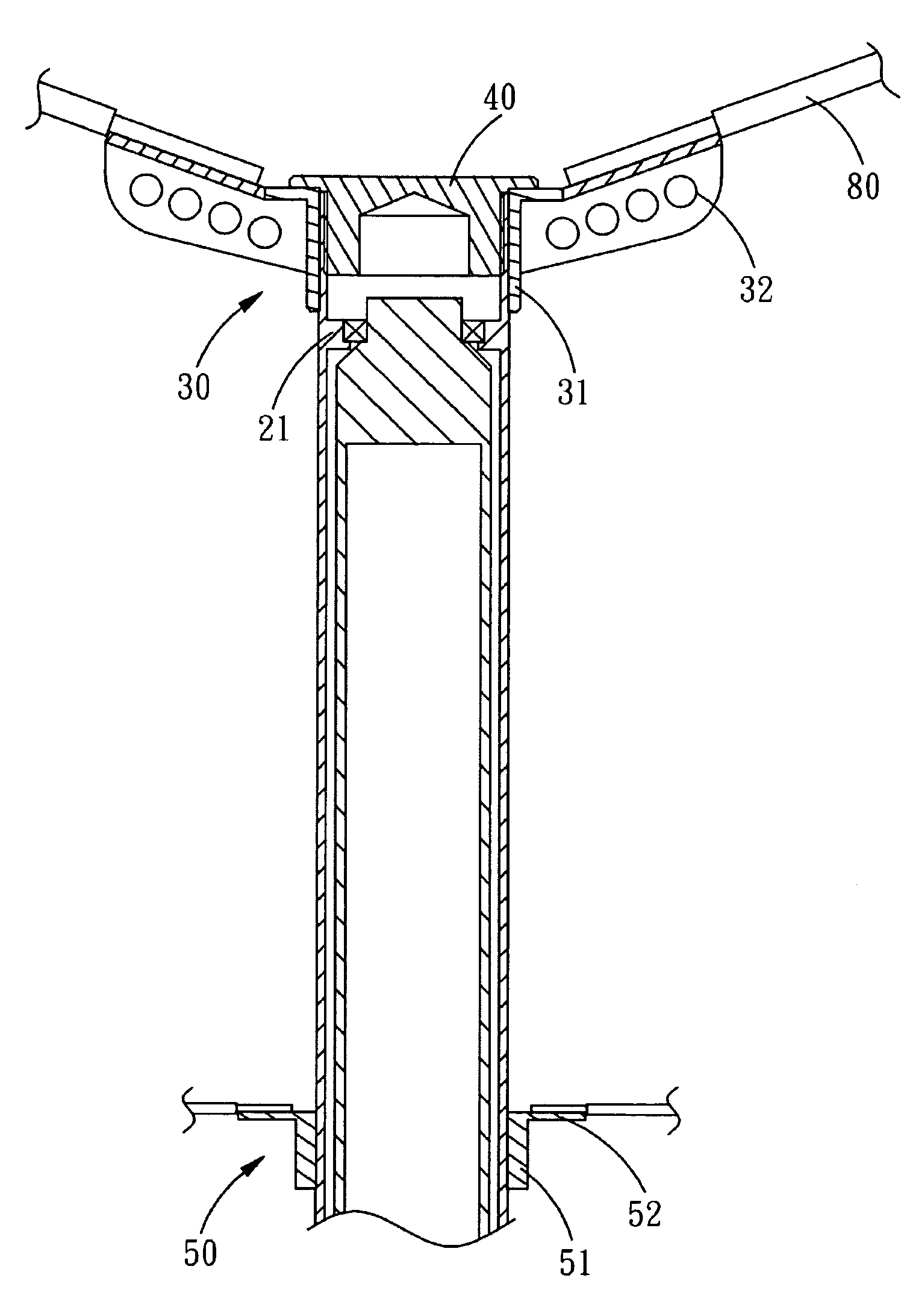 H-shaped Vertical Axis Type Windmill Structure