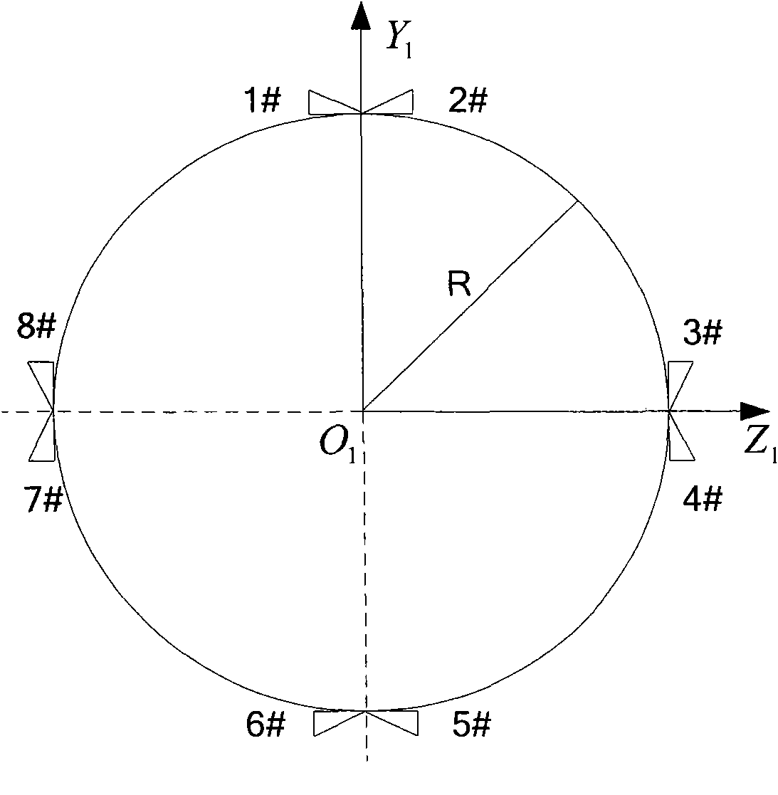 Centroid suspension simulation test platform with three degree of freedom