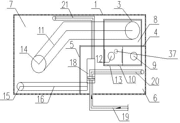 Automatic modularized drained reclaimed water reusing device