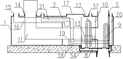 Automatic modularized drained reclaimed water reusing device