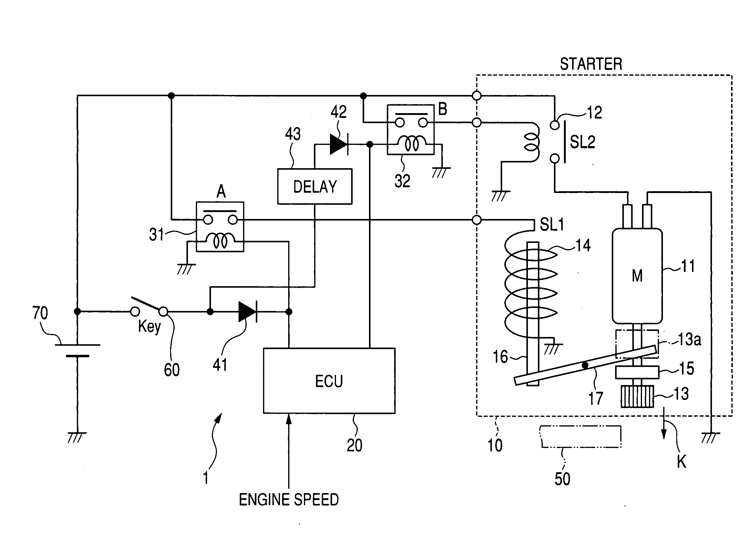 Engine start system for use in idle stop system for automotive vehicle