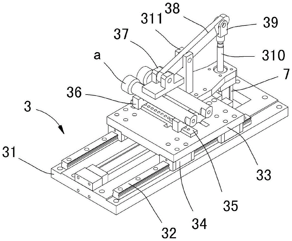 Workpiece clamping mechanism for cutting equipment for cylinder of shock absorber