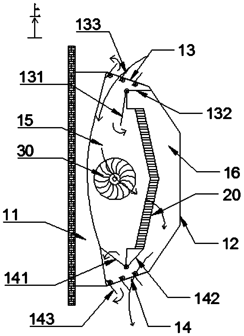 Indoor air-conditioning unit capable of switching air inlet and air outlet as well as air conditioner