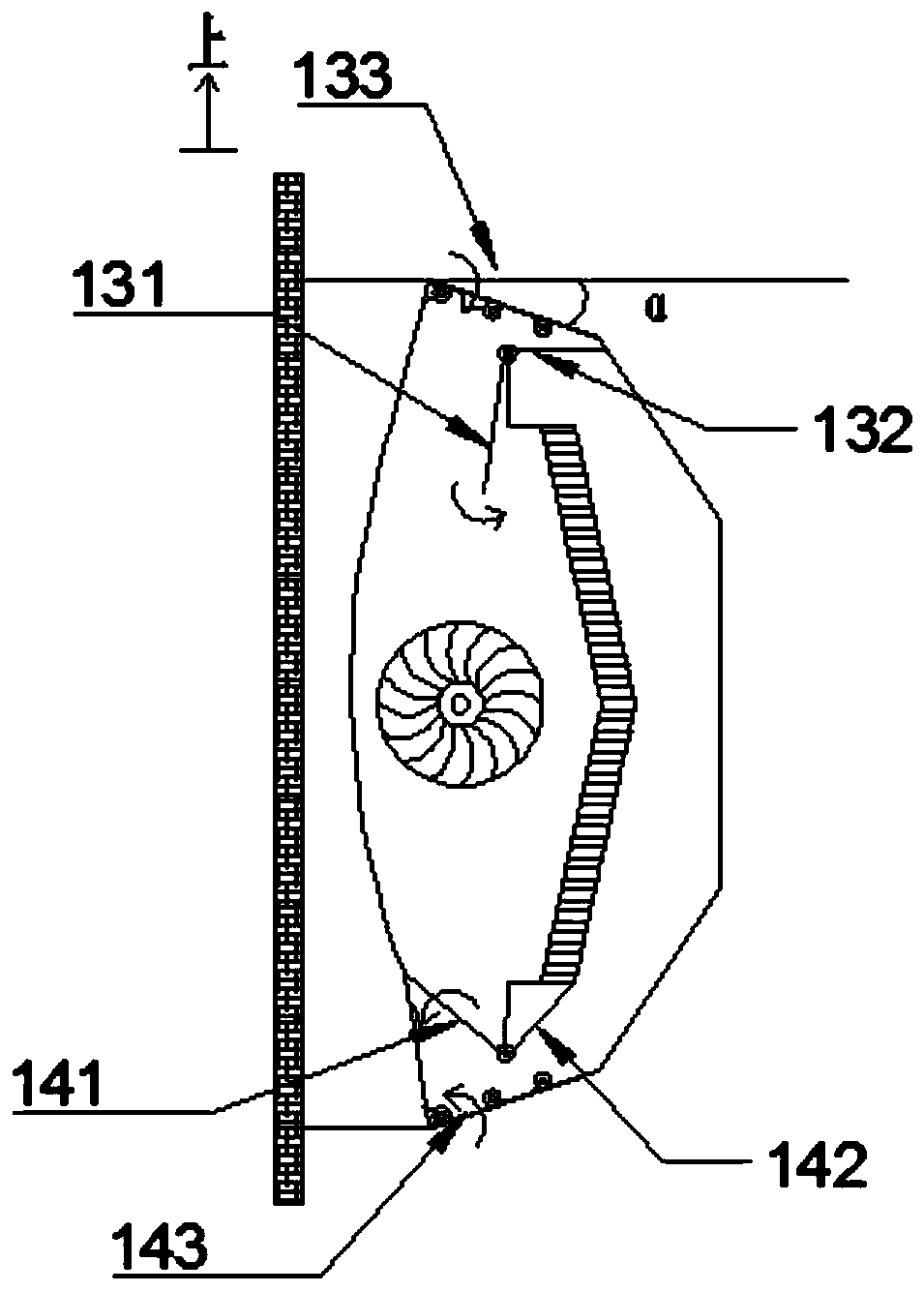 Indoor air-conditioning unit capable of switching air inlet and air outlet as well as air conditioner