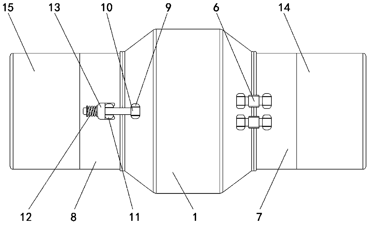 Ventilation device convenient to dismount, mount and maintain and used for poultry farm