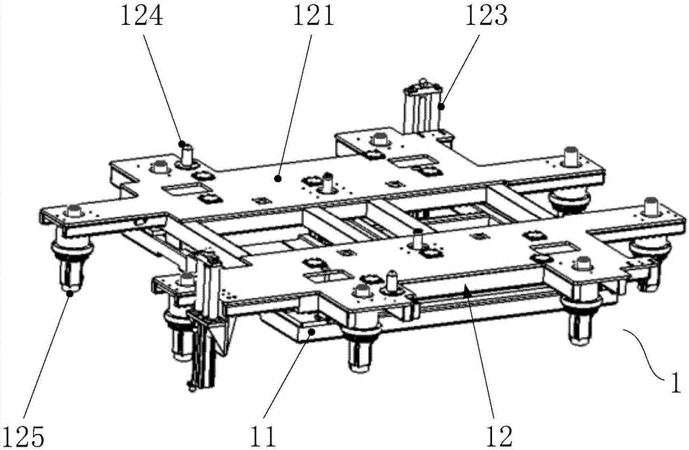 Floating butt-joint device, battery exchange robot, locking method, unlocking method and locking and unlocking method