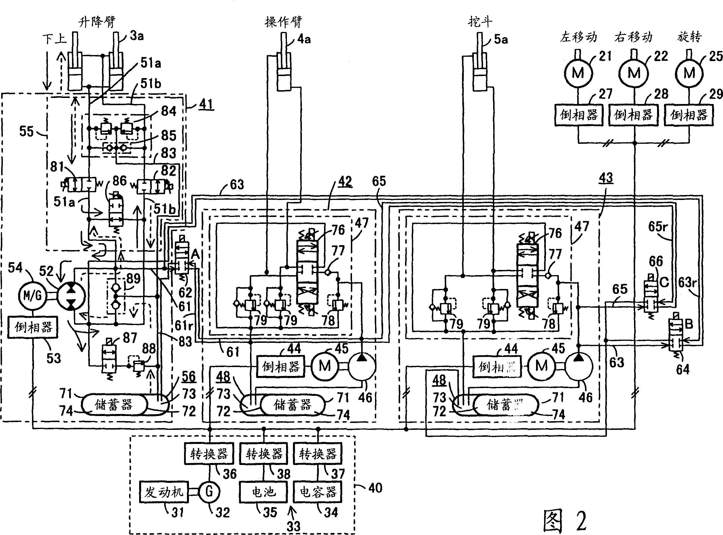 Working machine driving unit