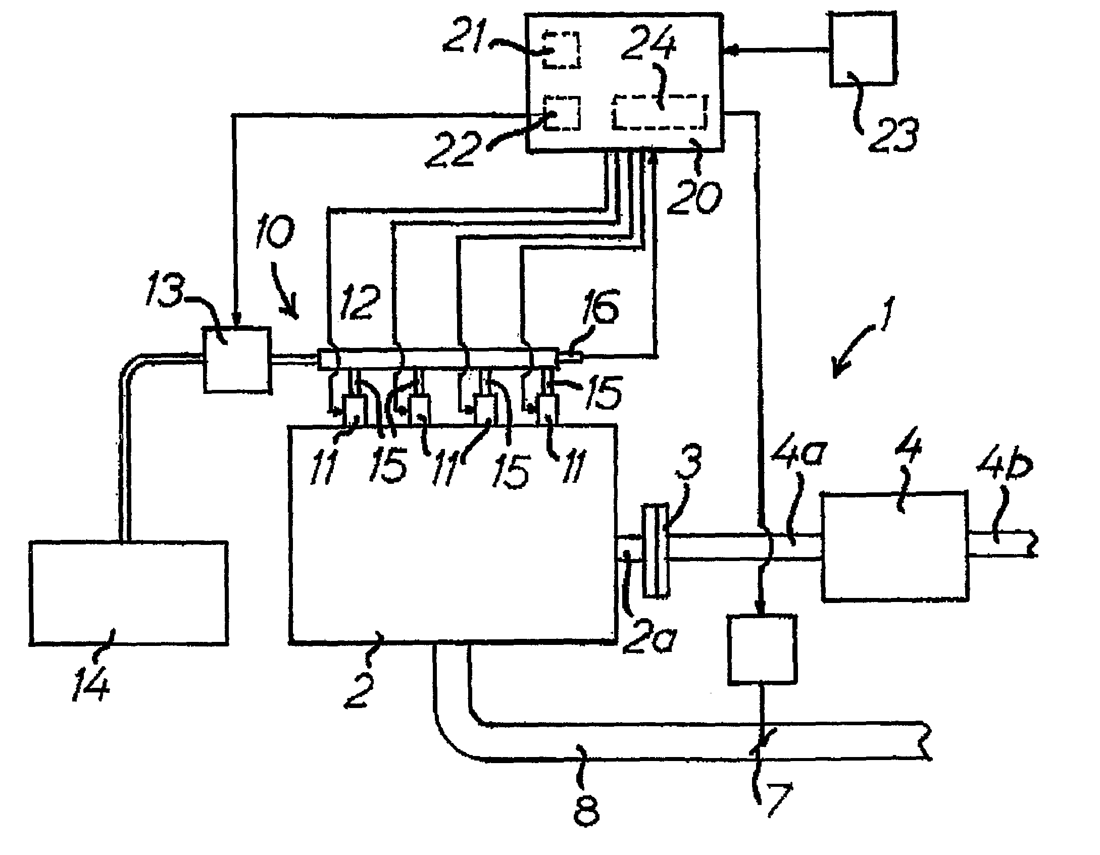 Method for adjusting a lookup table and a system for controlling an injector of a cylinder in a combustion engine