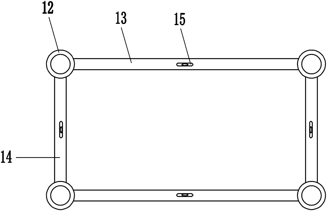 Scaffold base for building and with function of facilitating passageway construction