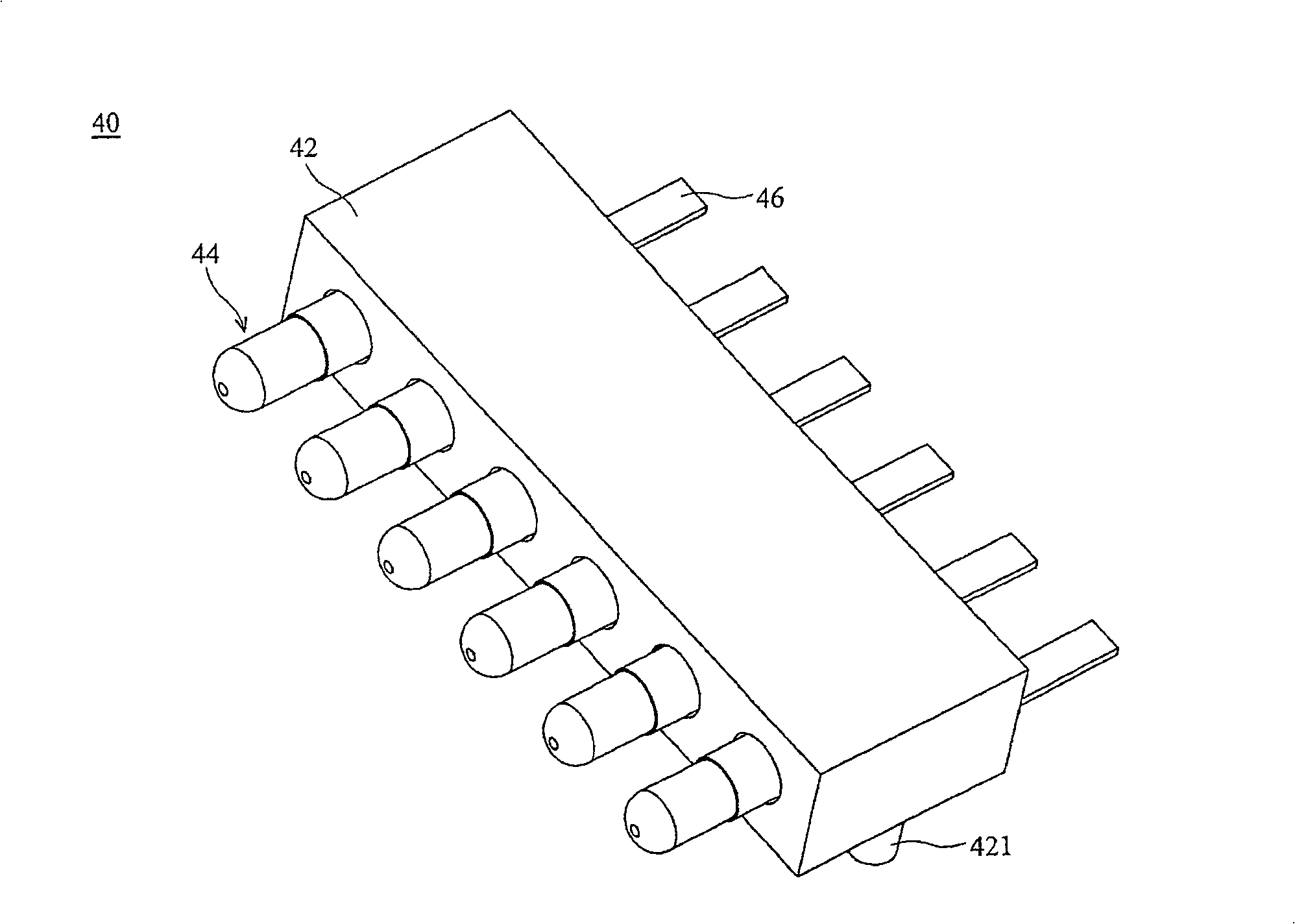 Structure of electric connection