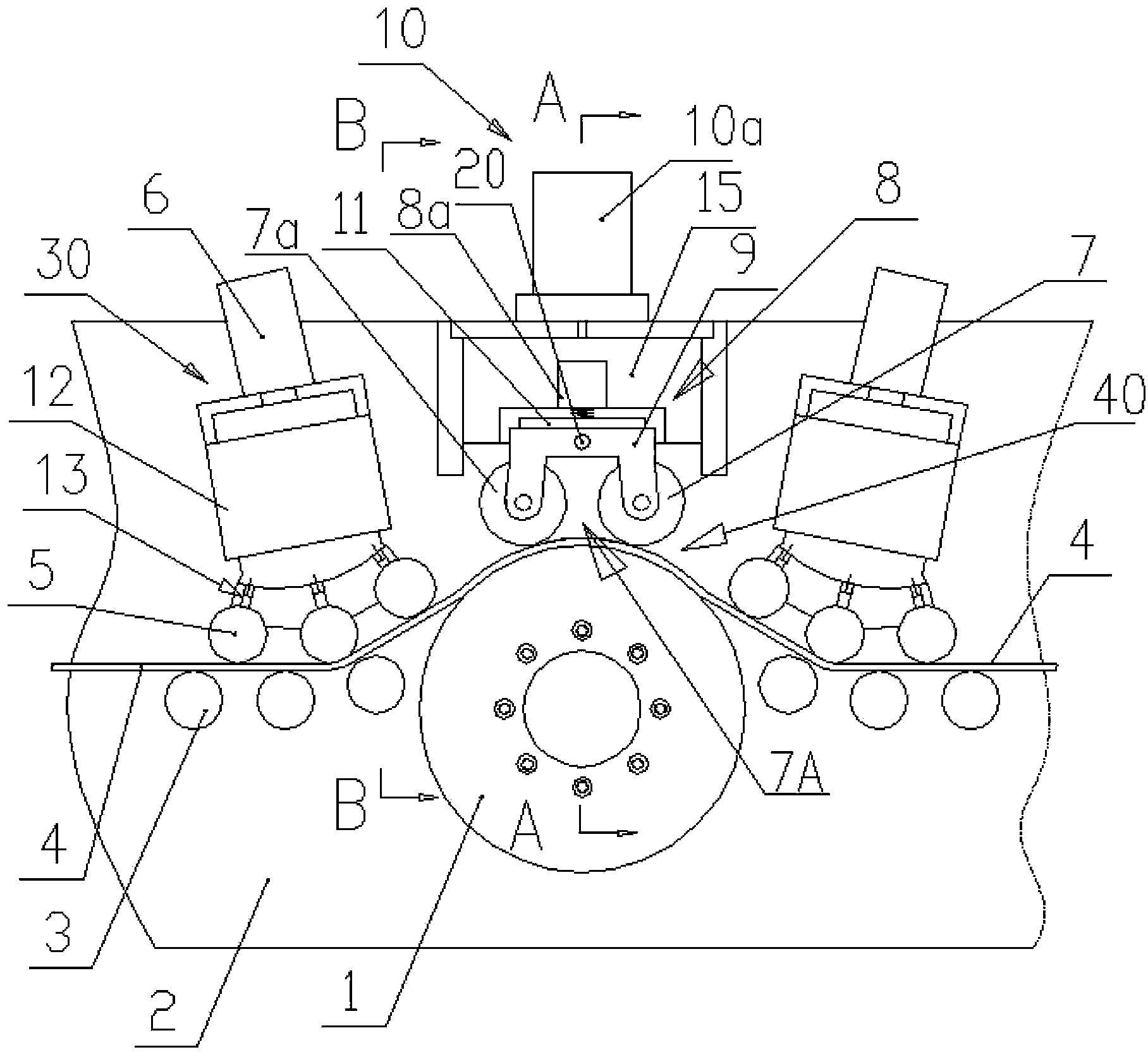 Anti-torsion steel bar feeding mechanism